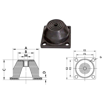 Bell-mounting PDRS